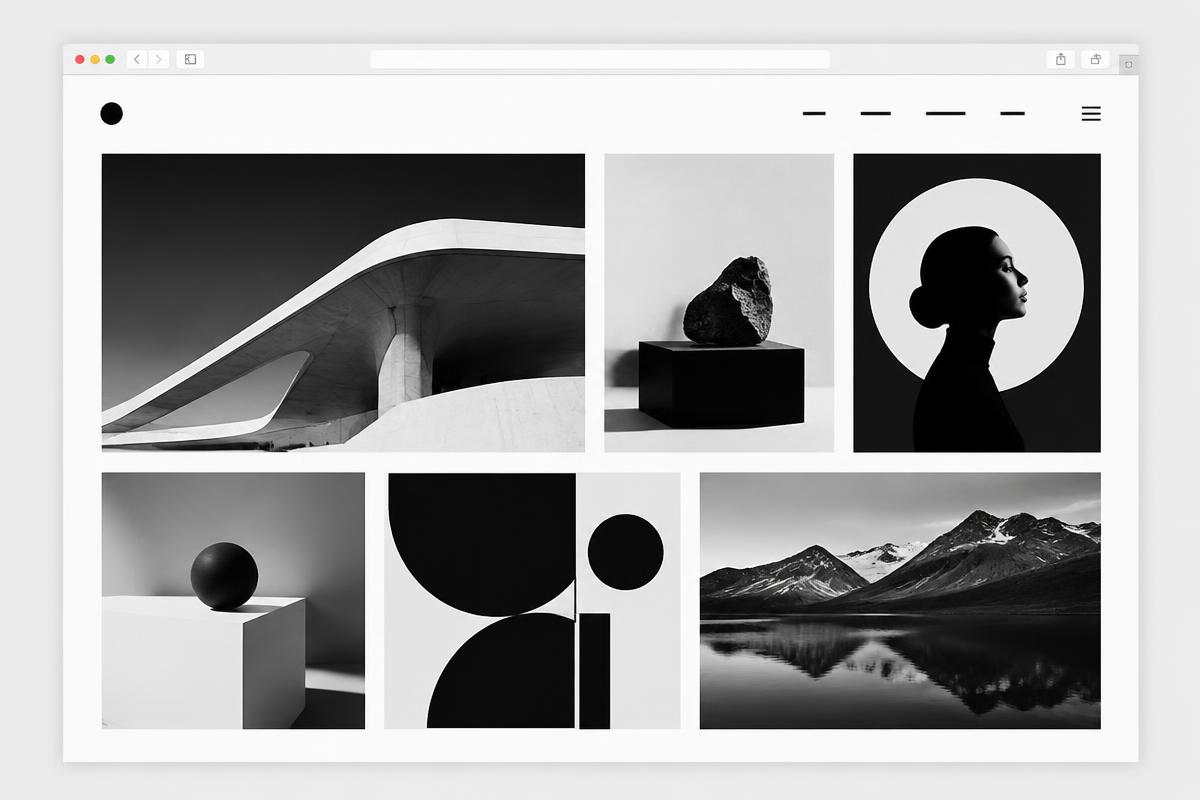 Studio Portfolio Website design preview