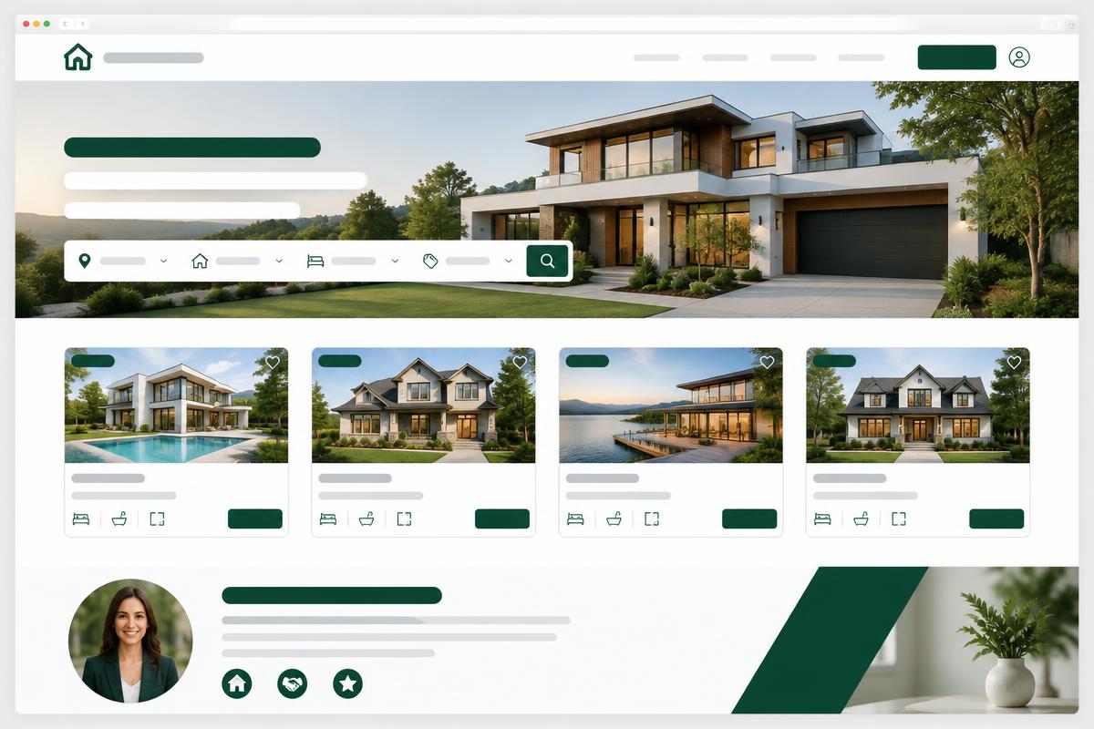 Keystone Realty Agent Website design preview